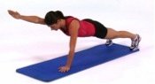static pushup with arm lift